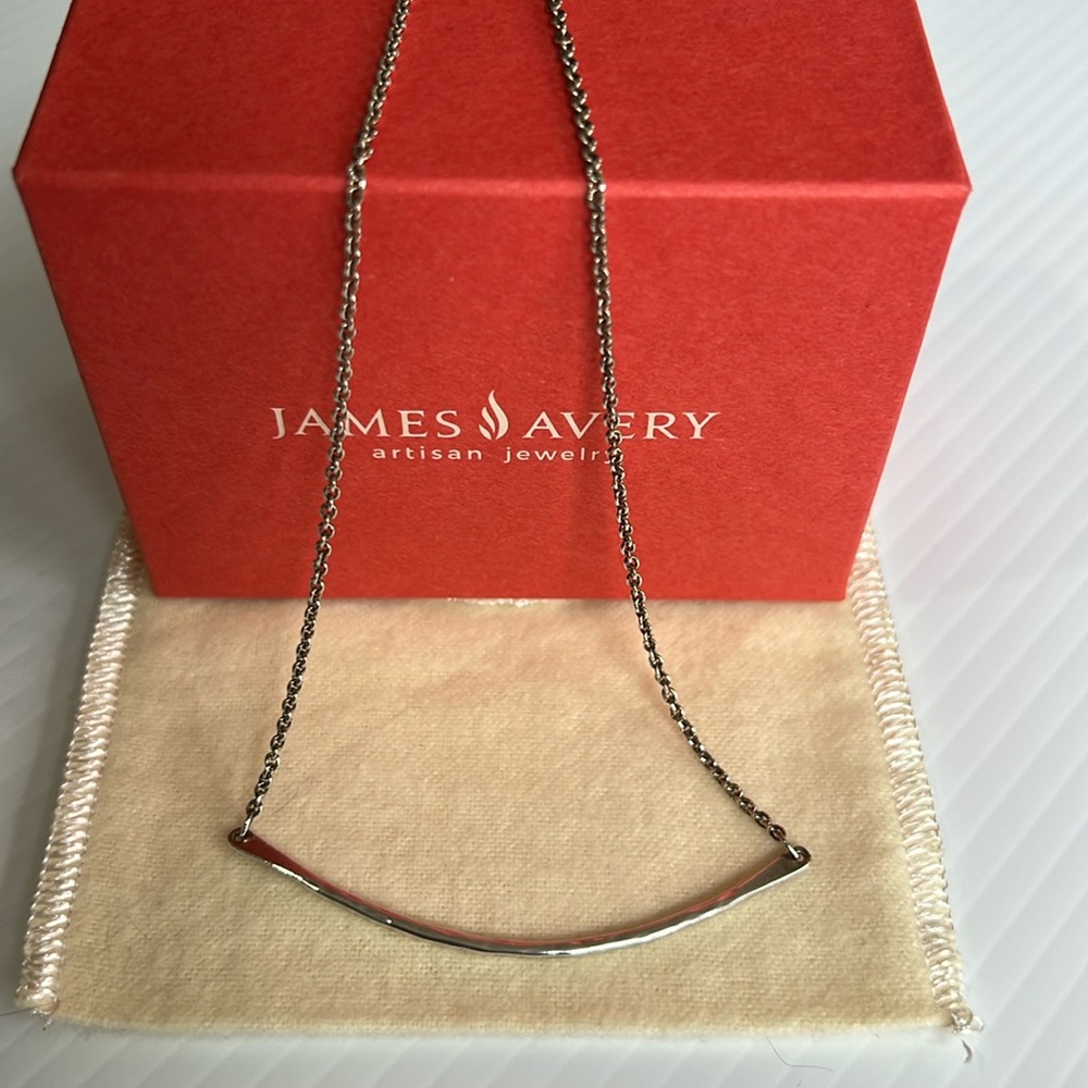 James Avery Hammered Necklace Charm Necklace